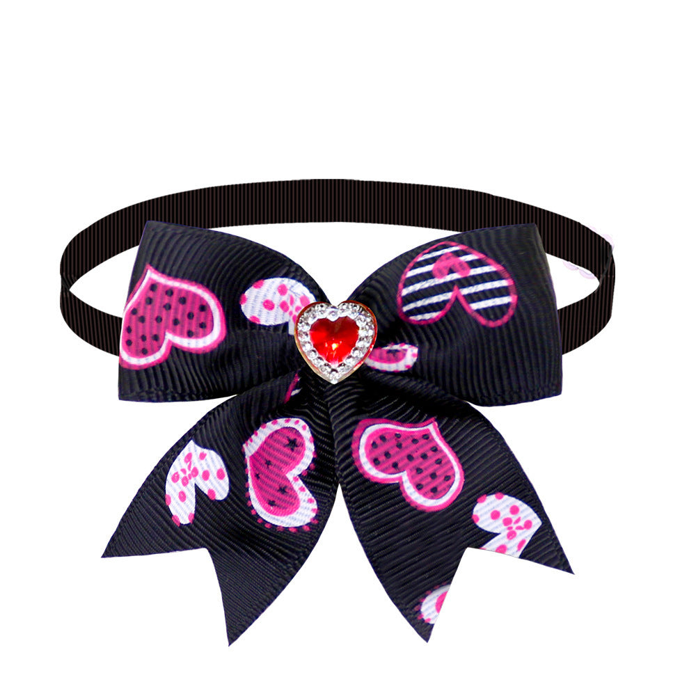 Pet Love Diamond Bow Tie Bow Tie Accessories