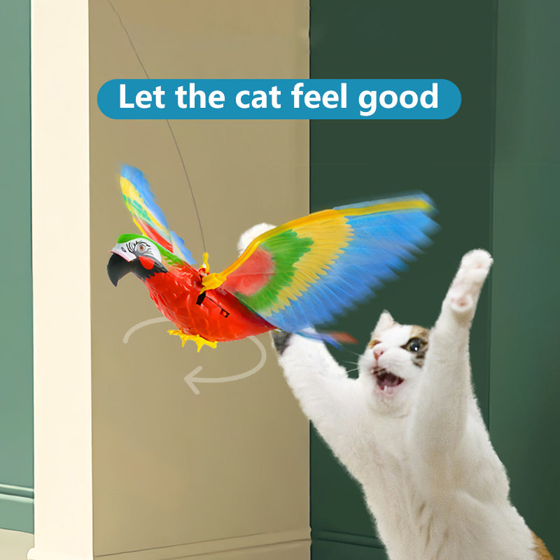 Simulation Bird Cat Interactive Pet Toys 