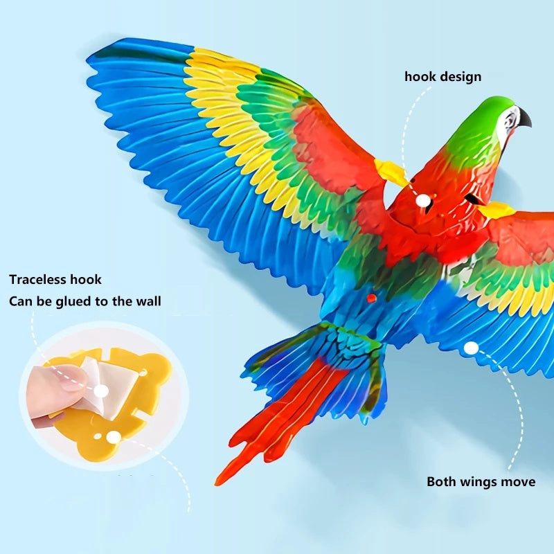 Simulation Bird Cat Interactive Pet Toys 