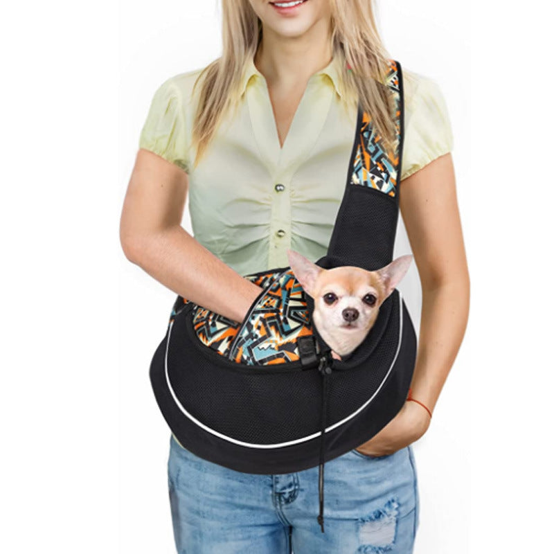 Carrying Pets Bag Women Outdoor Portable Crossbody Bag For Dogs 