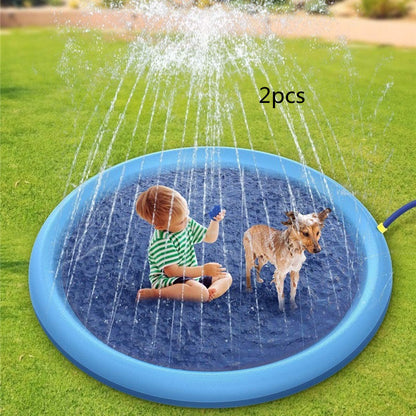 Non-Slip Splash Pad For Kids And Pet 