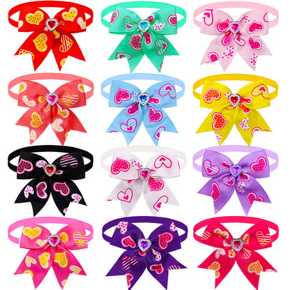 Pet Love Diamond Bow Tie Bow Tie Accessories