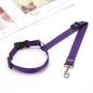 Solid Two-in-one Pet Car Seat Belt Lead Leash